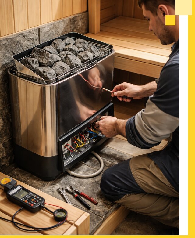 Продажа и установка электрокаменок для саун в Старом Осколе