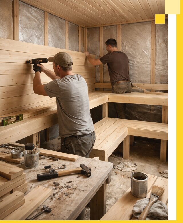 Профессиональная отделка бань и саун под ключ в Старом Осколе