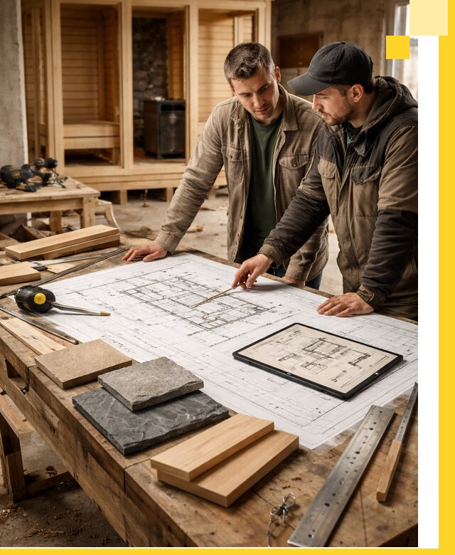 Проекты бань под ключ и планы строительства в Старом Осколе