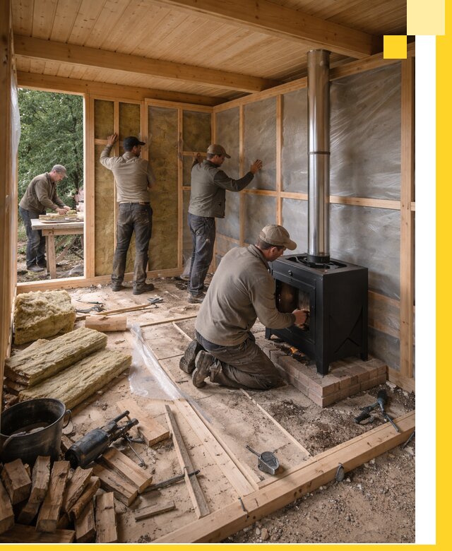 Профессиональный монтаж бань под ключ в Старом Осколе для дома