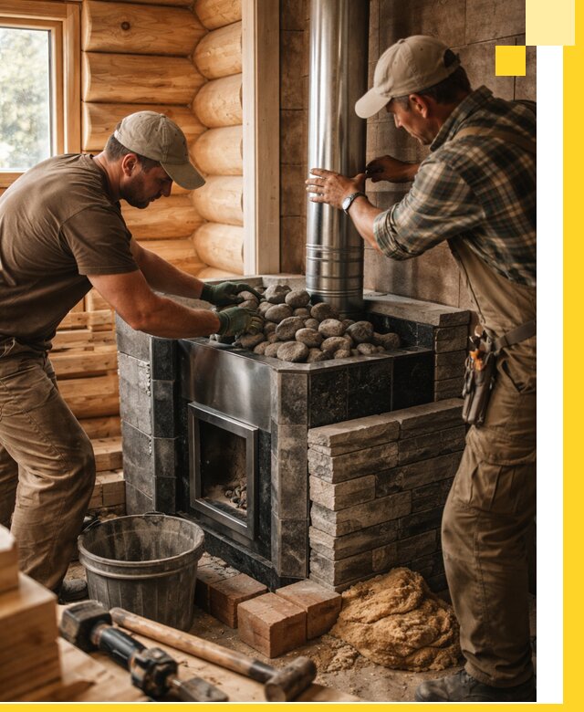 Строительство и отделка русских бань под ключ в Старом Осколе