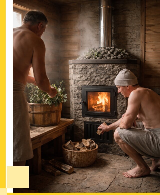 Банные печи под ключ в Старом Осколе от 45527 р. | ЭриданСрк кирпичная