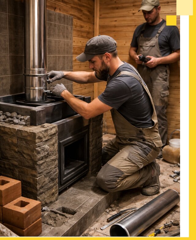 Изготовление и установка банных печей под ключ в Старом Осколе