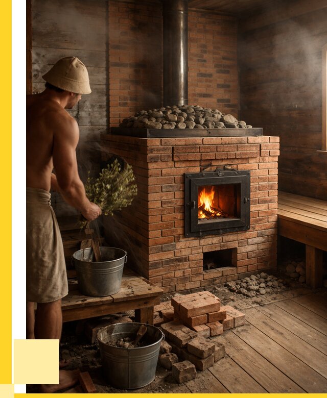 Кирпичные банные печи в Старом Осколе от 91053 р. | ЭриданСрк