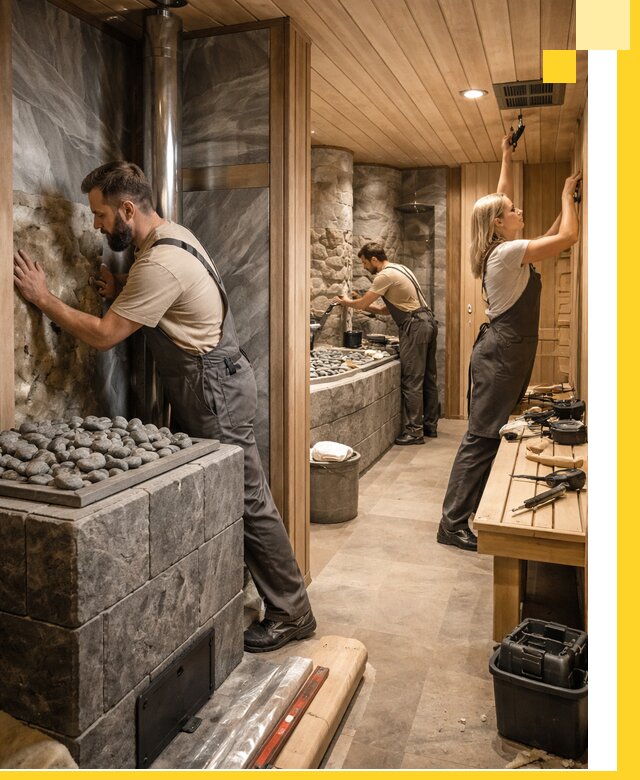 Строительство бань и SPA процедур в Старом Осколе под ключ и отделкой