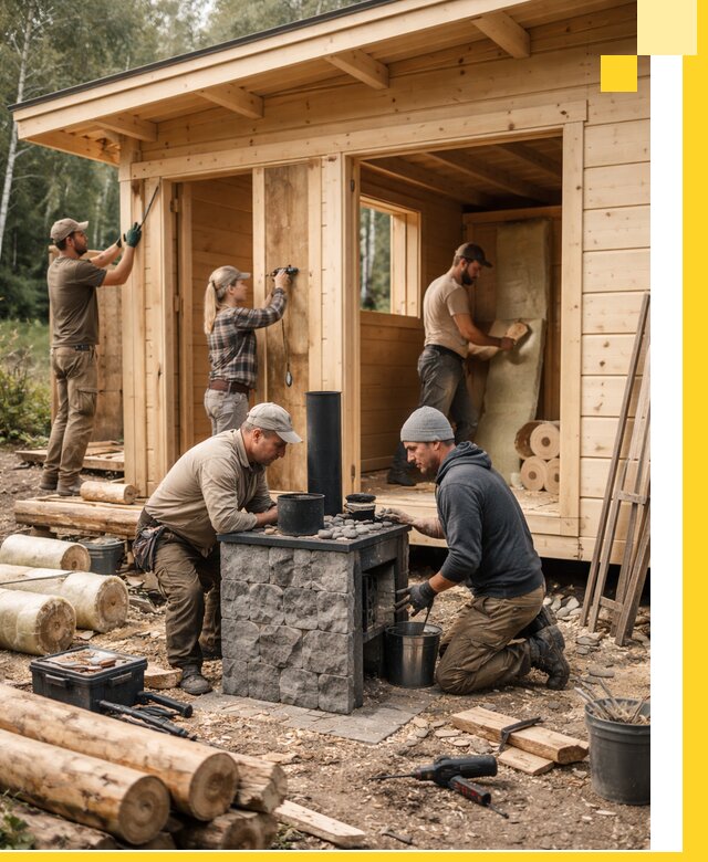 Купить баню под ключ в Старом Осколе строительство монтаж отделка