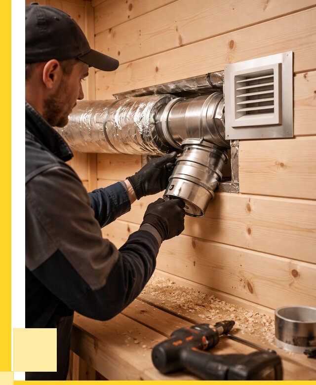 Монтаж вентиляции бани в Старом Осколе от 12140 р. | ЭриданСрк