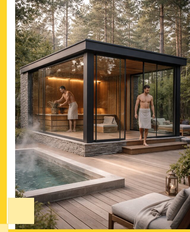 Стеклянные бани и двери в Старом Осколе от 455265 р. | ЭриданСрк