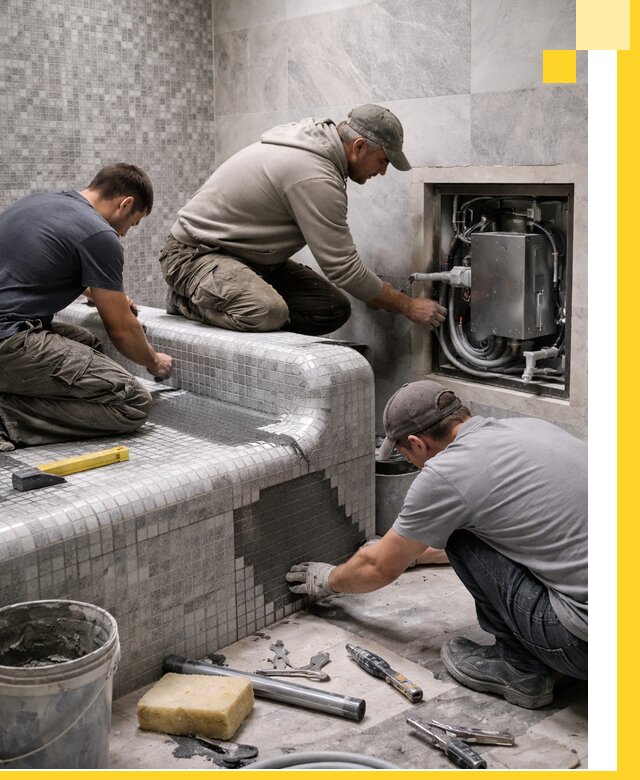 Проекты хамамов под ключ в Старом Осколе и дизайн и строительство