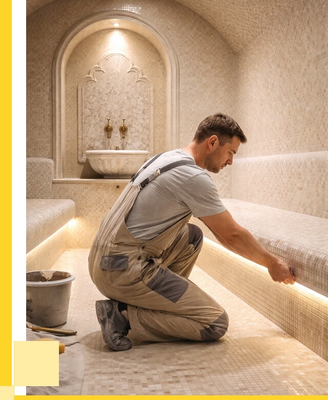 Отделка хамамов под ключ в Старом Осколе от 5564 р. | ЭриданСрк