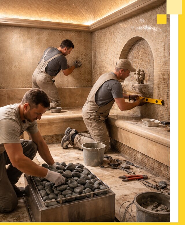 Проектирование и строительство хамама и сауны в Старом Осколе