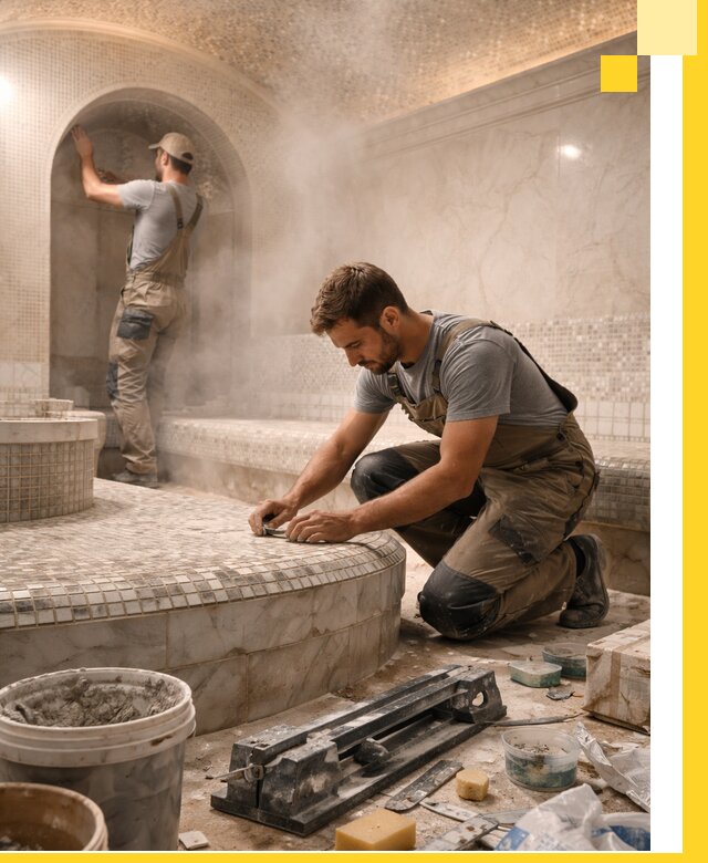 Профессиональный дизайн хамама и SPA под ключ в Старом Осколе