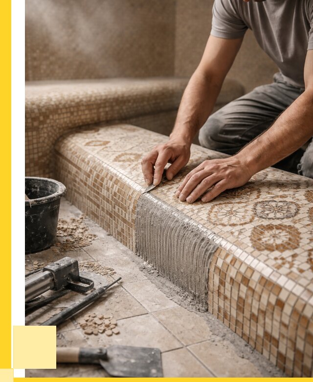 Плитка для хамама под ключ в Старом Осколе от 3541 р. | ЭриданСрк